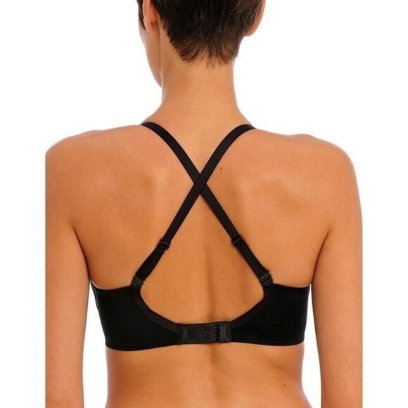Freya Undetected Bra Black Size 32I Underwired Multiway Padded T-Shirt 401708 - Picture 8 of 8